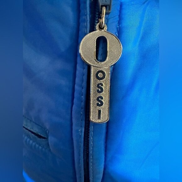 Ossi Skiwear Women’s L Ski Bib Snow Pants Blue Insulated Water Resistant VTG 80s - Picture 9 of 13